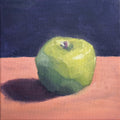 Green Apple — original oil painting by Claire Jutabha