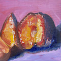 Plum — original oil painting by Claire Jutabha