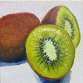 Kiwi — original oil painting by Claire Jutabha