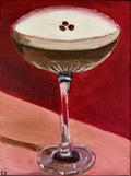 Espresso Martini — original oil painting by Claire Jutabha
