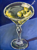 Dirty Martini — original oil painting by Claire Jutabha