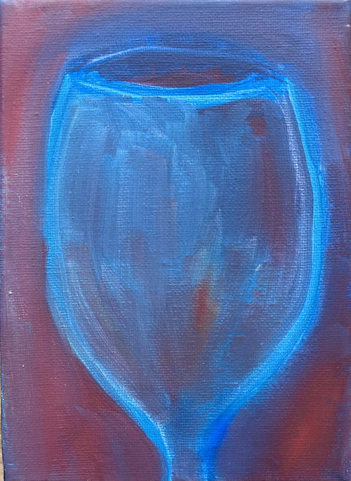 "Purple" (song by Olivia Rodrigo) — original oil painting by Claire Jutabha