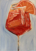 Aperol Spritz — original oil painting by Claire Jutabha
