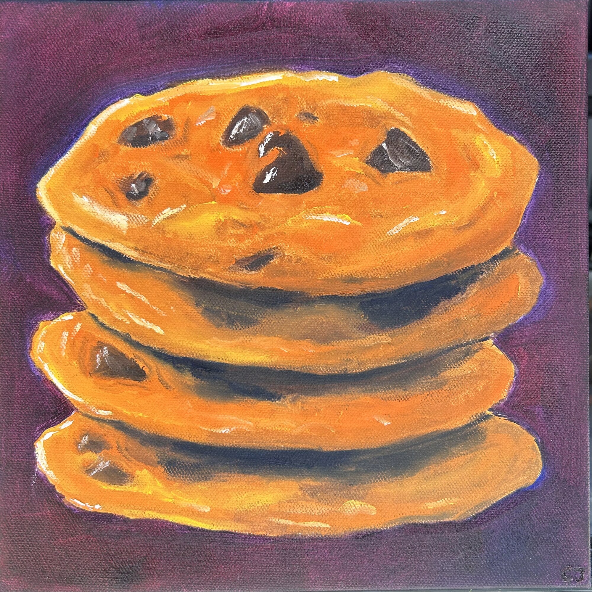 Cookies — oil painting by Claire Jutabha