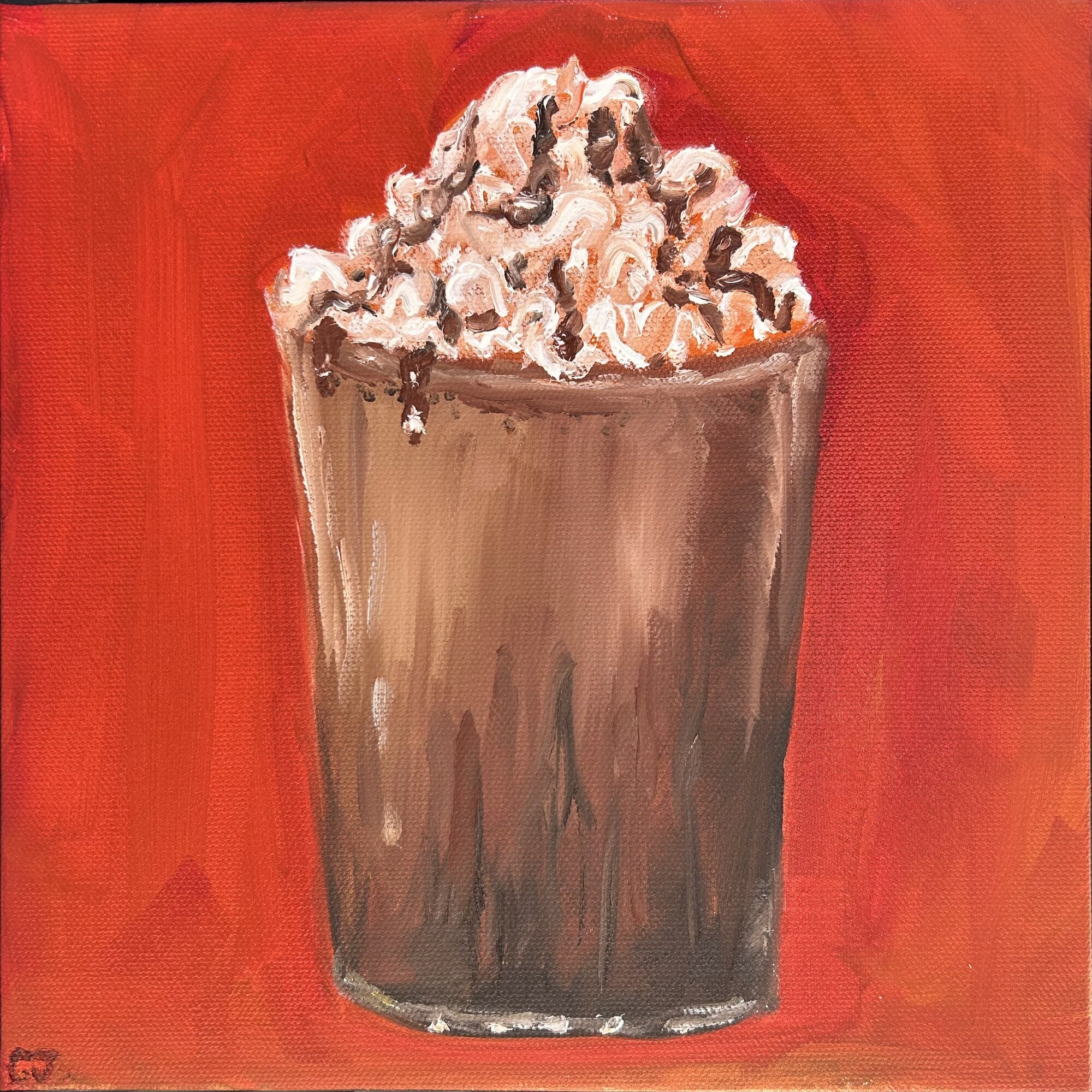 Mocha — oil painting by Claire Jutabha
