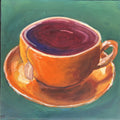 Tea — oil painting by Claire Jutabha